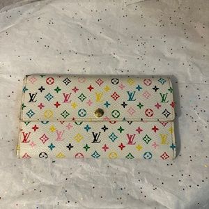 Louis Vuitton Monogram multicolor Portefeuille Sarah long wallet authentic